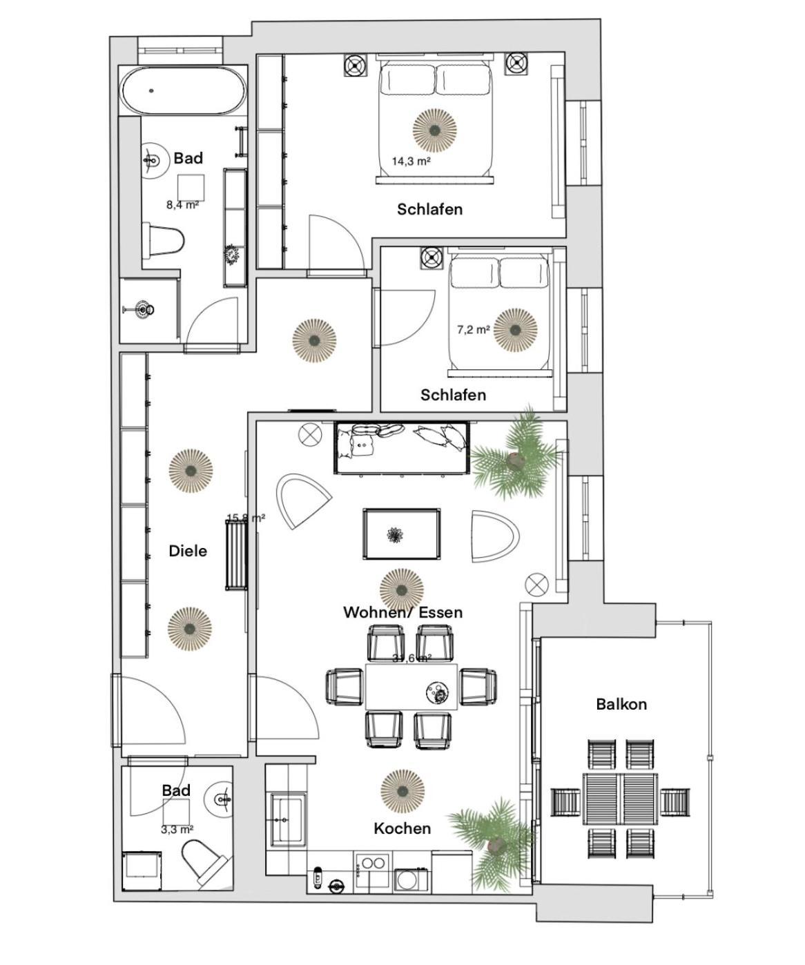 Pineapple Apartments Dresden Zwinger IX - 80 Qm - 1X Free Parking - エクステリア 写真
